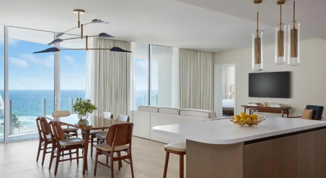 Люкс Grand с 2 комнатами с видом на океан Four Seasons Hotel and Residences Fort Lauderdale