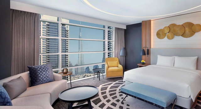 Люкс Burj с 2 комнатами DoubleTree by Hilton Dubai - Business Bay
