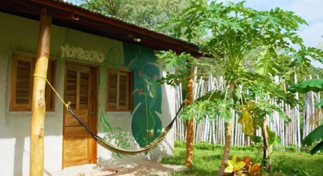 Кровать в общем номере Ruamoko Hostel