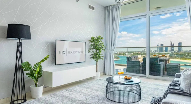 LUX - Opulent Island Suite Burj Khalifa View 1, Забронировать Апартаменты/квартира Пальма Джумейра , рядом с Jumeirah Palm Tram Station