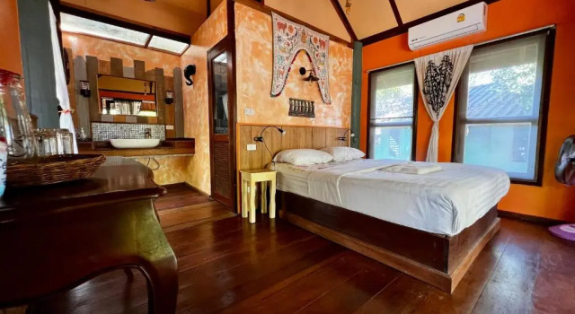 Бунгало с балконом и с видом на море PP Land Beach Eco Resort
