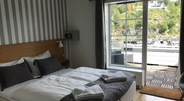 Двухместный номер Superior с балконом и с видом на океан Tvedestrand Fjordhotell - Unike Hoteller