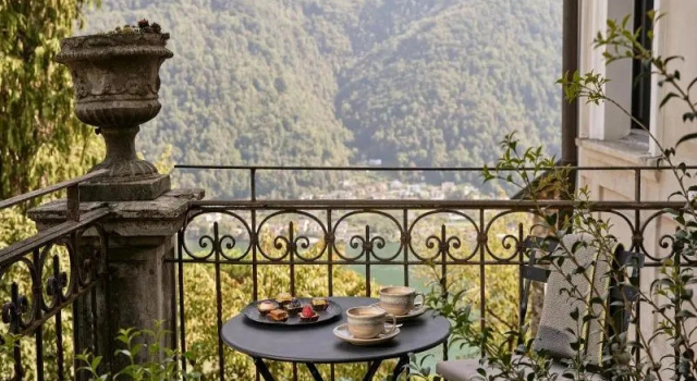 Двухместный номер Superior с балконом Relais Castello di Morcote