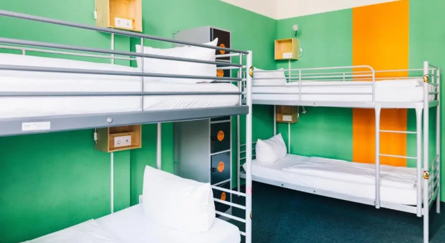 Кровать в общем номере St Christophers Inn Berlin - Alexanderplatz