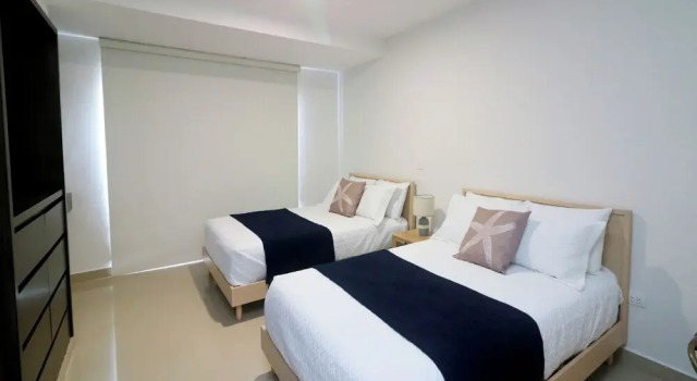Апартаменты Deluxe с балконом и рядом с пляжем Vive Stay
