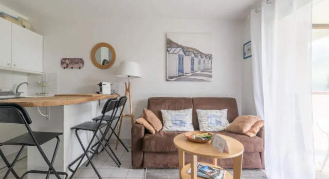 Апартаменты Appartement au rez-de-chaussée proche mer
