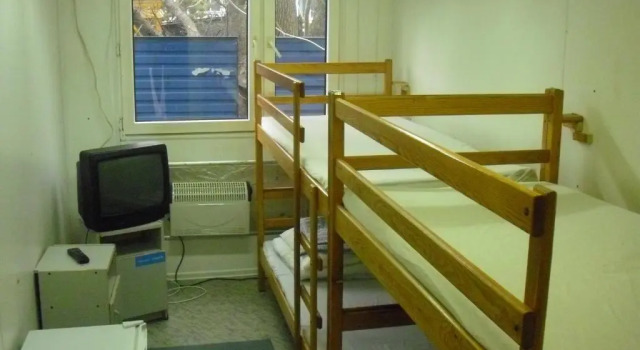 Кровать в общем номере Hostel Metro