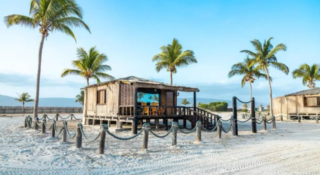 Двухместное бунгало с видом на океан Souly Ecolodge Salalah