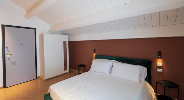 Standard- dobbelt værelse med altan med byudsigt B&B Arcolobello ApartHotel