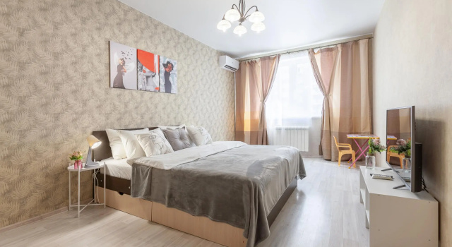 Апартаменты с балконом RentPlaza на улице Ленинская