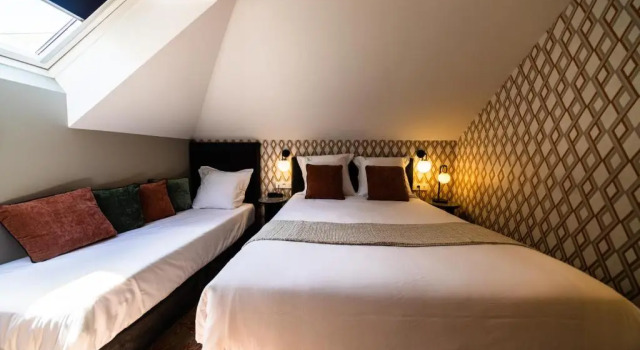 Трёхместный номер Standard Hôtel Paulette Rouen Centre Cathédrale