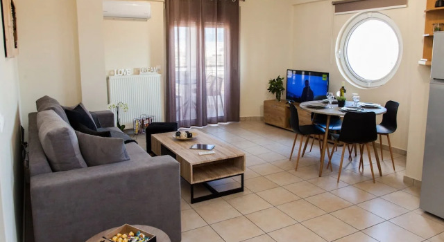 Апартаменты c 1 комнатой Glamour Rooftop Apartment near Athens