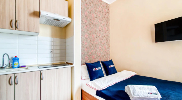 In an apartment on Smolnaya Street, Boek Appartement SAO Area Moskou