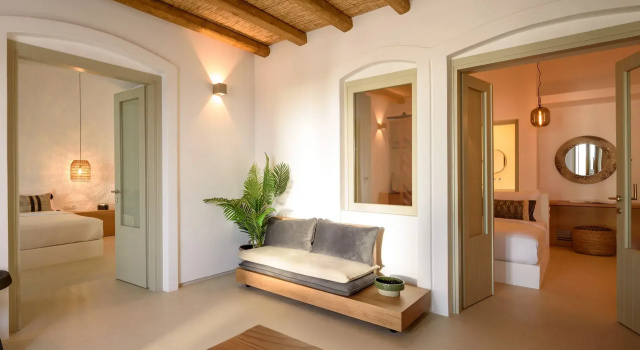 Люкс с 2 комнатами с видом на море Este Luxury Suites