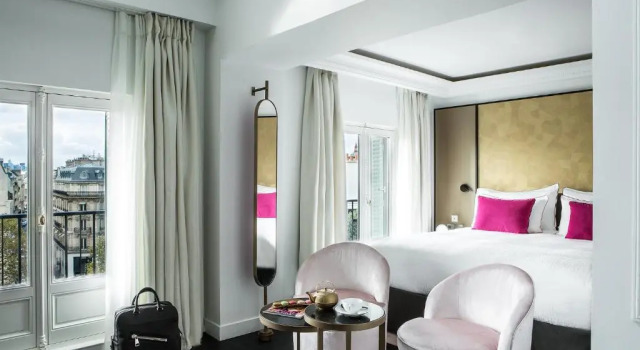 Люкс с видом на Эйфелеву башню Двухуровневый Fauchon lHôtel Paris