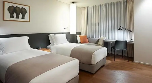 Семейный номер Standard с видом на океан Shilla Stay Busan Haeundae