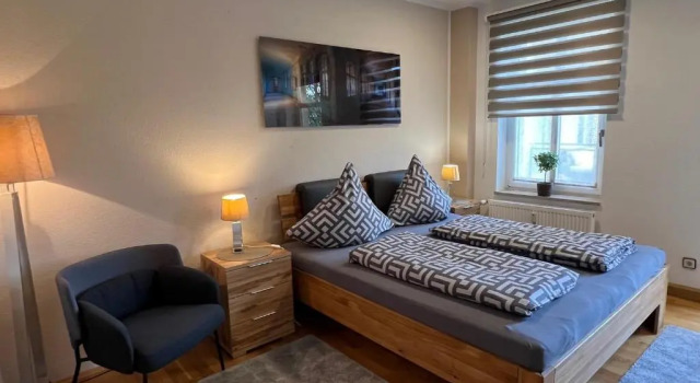 Двухместный номер Standard с балконом Pension-Leipzig-Süd
