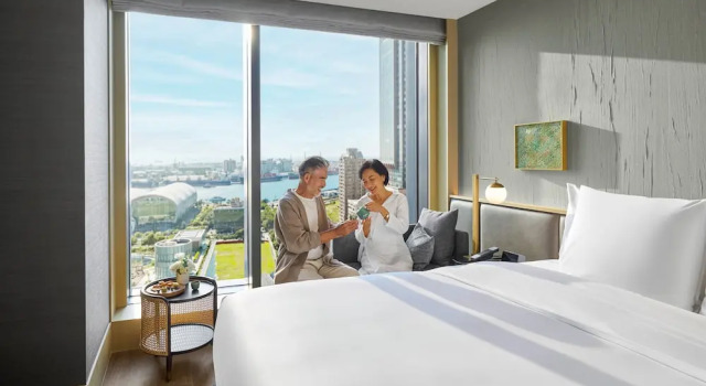 Двухместный полулюкс с видом на гавань InterContinental Kaohsiung by IHG