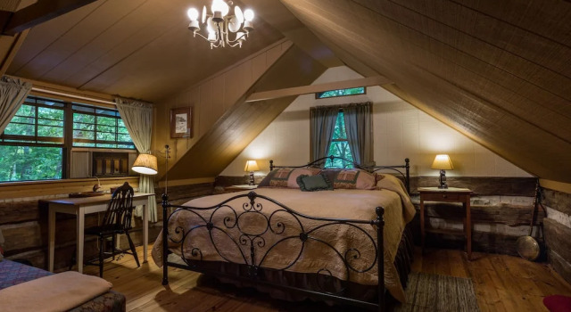 Lake Santeetlah Log Cabin, Забронировать Дом для отпуска Виллы Роббинсвилл, Вилла