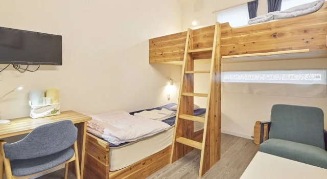 Четырёхместный номер Standard Itoshima guesthouse & backpackers TOMO - Hostel