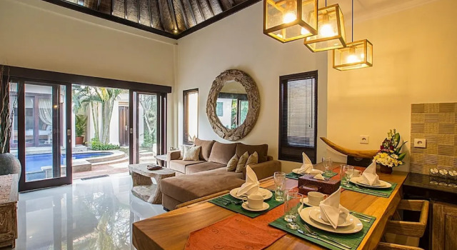 Villa RuKun - Two Bedroom Private Pool Villa with Airport Pick-up, Rezervovat Vila Chaty v Bali, Chalupa