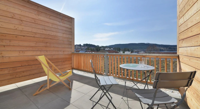 Номер Standard Дуплекс с видом на озеро Hotel Element Lipno