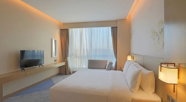 Двухместный люкс Deluxe Hilton Garden Inn Changzhou Jintan