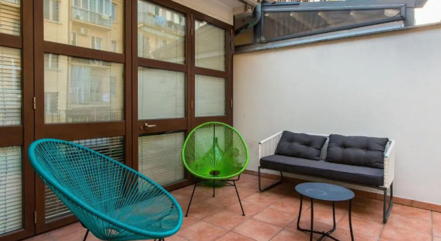 Апартаменты c 1 комнатой Vittorio Veneto Terrace Flat with parking