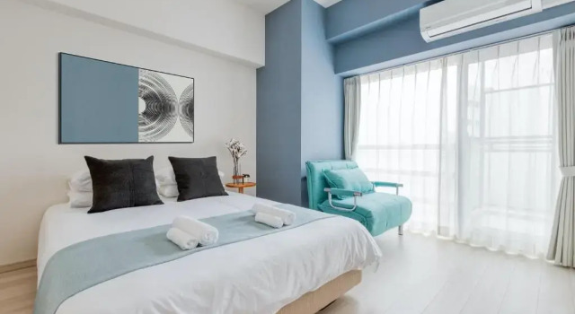 Двухместный номер Standard Ostay Shin-Osaka Hotel Apartment