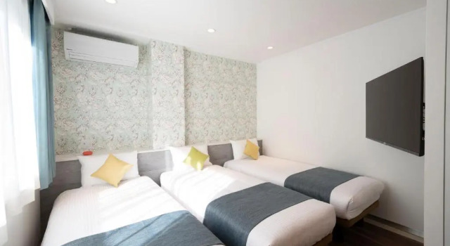 Трёхместный номер Standard с видом на сад Hotel SAILS Asakusa