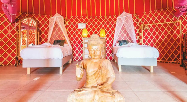 Тент Finca De Arrieta Village - Yurts and Stone Cottages - Shared Pool - Walking distance to Arrieta Beach - Off Grid