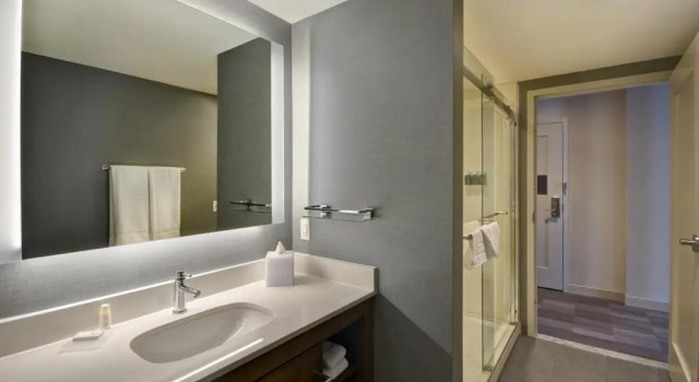 Люкс с 2 комнатами с балконом и с видом на город Residence Inn by Marriott New Orleans French Quarter Area/Cen B