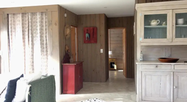 La Poussada, maisons écologiques avec vue mer, Rezerwuj Dom wakacyjny Domki letniskowe w Corbières, Domek