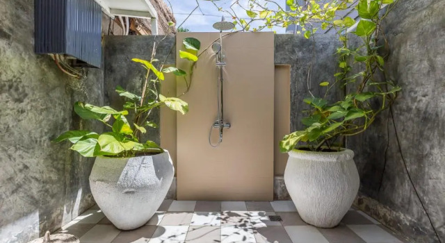 Eco Bamboo Bungalow 3, Reservar Hotel Hotéis em Bali com piscina, Piscina