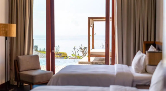 Вилла с бассейном Cliff с 3 комнатами с видом на океан Six Senses Bali