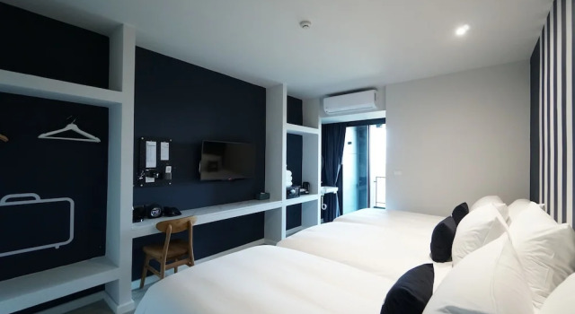 Трёхместный номер Deluxe с балконом Blumonkey Hub & Hotel Chanthaburi