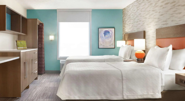 Четырёхместная студия Home2 Suites By Hilton Bismarck