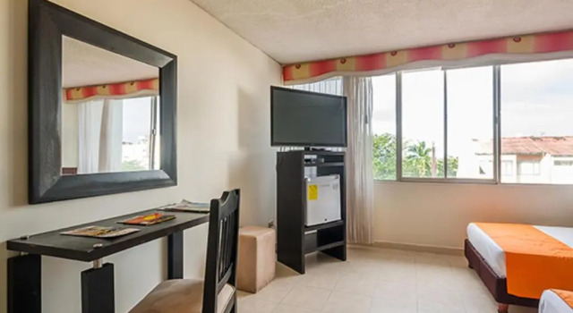 Standard quadruple chambre Hotel del Llano