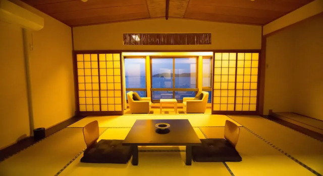 Номер Standard с видом на океан Kada Onsen Seaside Hotel Kada Kaigetsu