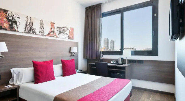 Одноместный номер Hotel Best 4 Barcelona
