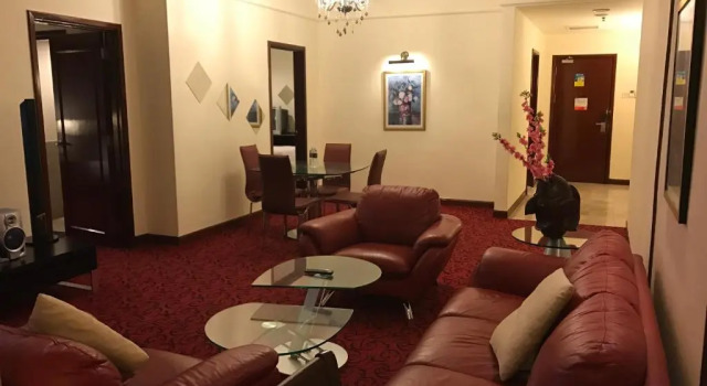 Семейный люкс Premier с 2 комнатами Time square luxury suites