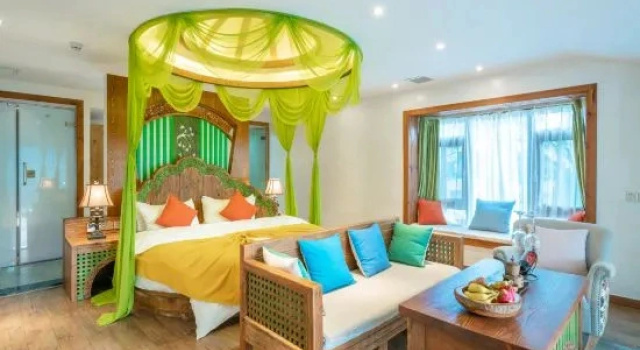 Люкс Wanfeng Linjingtang Holiday Hostel