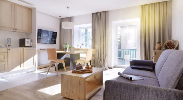 Апартаменты c 1 комнатой с балконом Riedz Apartments Innsbruck- Zentrales Apartmenthaus mit grüner Oase