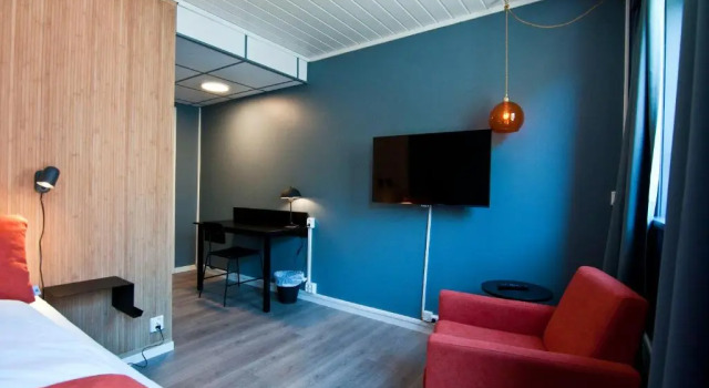 Standard Yhden hengen huone Narvik Hotel Wivel