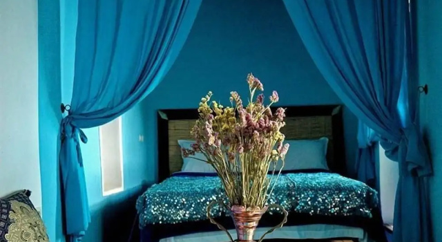Camera Comfort Riad Blue Berber