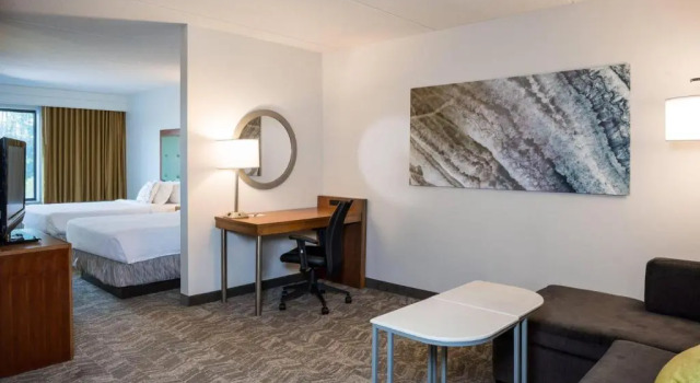 Люкс c 1 комнатой Springhill Suites by Marriott Hampton Coliseum
