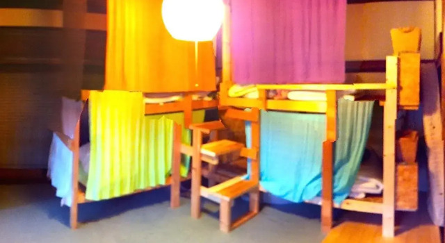 Кровать в общем номере The Otaornai Backpackers Hostel Morinoki
