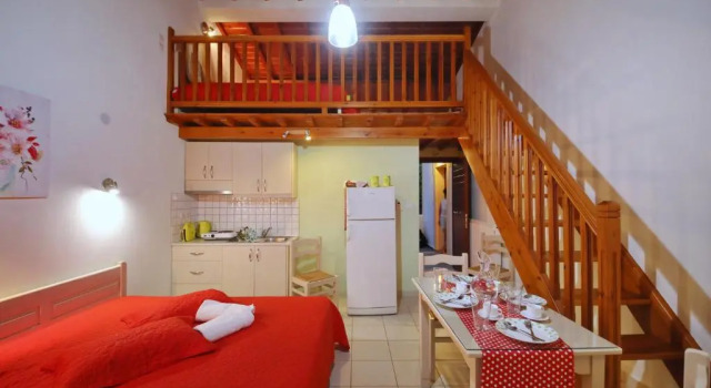Студия с видом на море Koromilia Villa