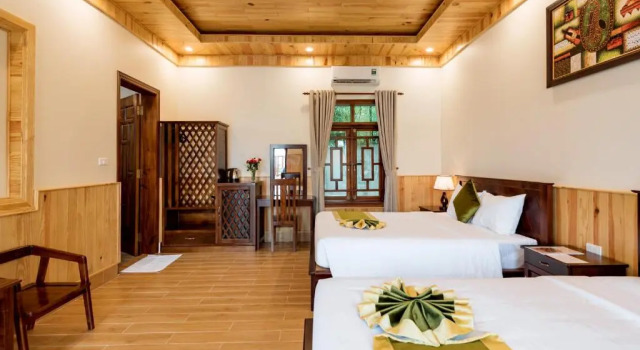 Двухместный номер Deluxe Bungalow Sáng Tươi Mountains