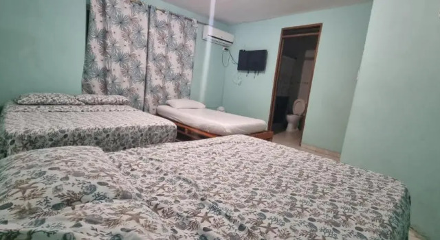 Номер Standard с красивым видом из окна Casa Hostel San Andres